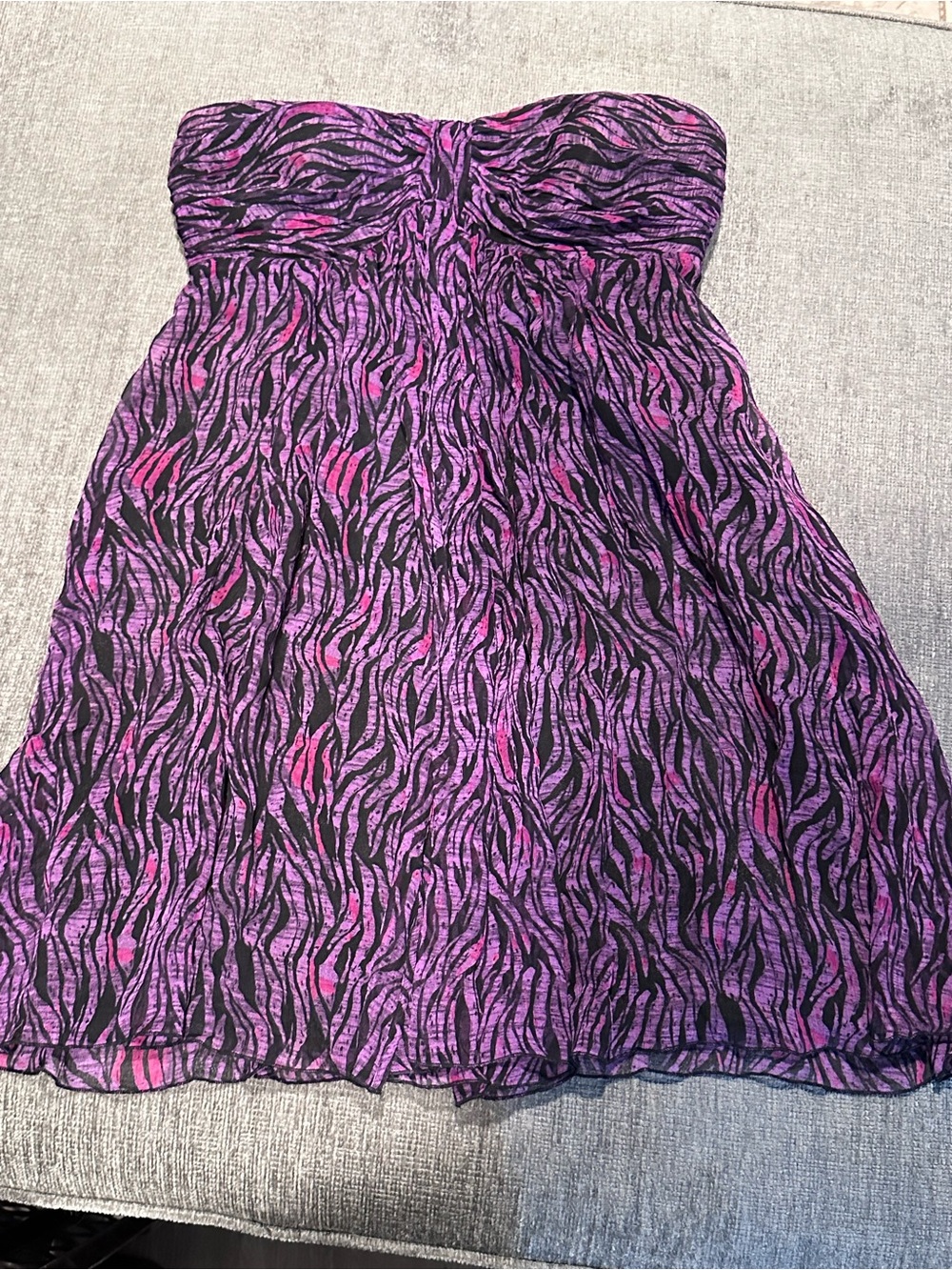 Express Strapless mini dress